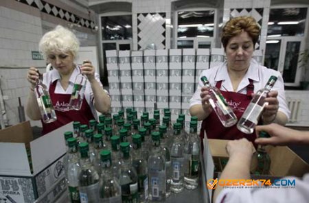 Объем производства водки в России упал до исторического минимума