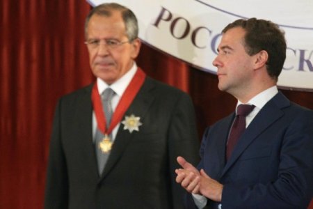 Лавров награжден орденом «За заслуги перед Отечеством»