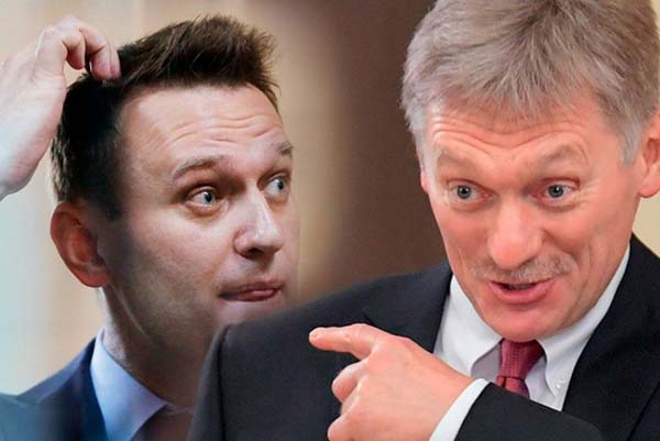 Песков порадовался тому, что Навальный жив